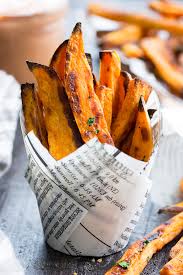 Who knew so many people wanted to know….well i understand because they are a bit harder to crisp up than traditional white potato fries. Baked Sweet Potato Fries With Bbq Ranch Dip Paleo Whole30 The Paleo Running Momma