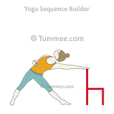 Triangle Pose Chair Yoga Trikonasana Chair Yoga Sequences Benefits Variations And Sanskrit Pronunciation Tummee Com Triangle Pose Yoga Poses Chair Yoga Sequence