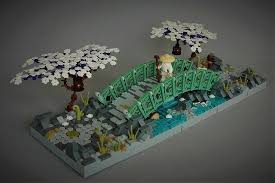 Un Petit Pont Zen Et Elegant Hellobricks Arbre Lego Projets De Lego Idees Lego