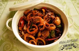 Kam Heong Sotong Malaysian Squid Recipe Squid Recipes Malaysian Food Recipes