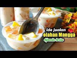 Auto Laris Punya Mangga Dibikin Ini Enak Banget Bisa Untuk Jualan Resep Mango Milk Cheese Youtube Kue Lezat Mangga Resep