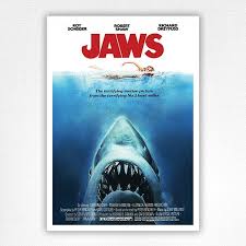 Jaws film poster - Roger Kastel - 1975