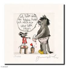 Janosch Ich Liebe Dich Du Kleine Fuzzi Galerie Hunold Janosch Janosch Bilder Herr Janosch