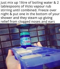 Super Easy Vicks Shower Cubes Sick Remedies Useful Life Hacks