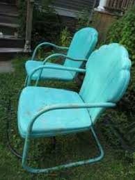 Choosing the right vintage metal rocking patio chairs for your rocking chairs is a subject of taste and style and should match the design of your rocking chairs. 2 Vintage Turquoise Garden Chairs Garden Chairs Garden Chairs Metal Metal Lawn Chairs