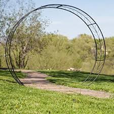 Gothic garden arch by muntons traditional plant supports, the perfect gift for explore more unique gifts in our curated marketplace. Buy Metal Tunnel Garden Arbor With Stakes In Black 85 4w X 22 8d X 78 3h In Online In Kuwait B06zywg9sz