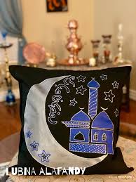 Pillow وسائد كنب كوشات Art Ramadan Vase
