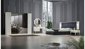 Gümüş art deco yatak odası takımı. Ala Gumus Yatak Odasi Takimi