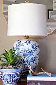 Dimples And Tangles New Small Projects A Million Sparkles Blue And White Lamp White Lamp Blue Decor