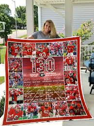 Root for georgia and stay nice and cozy in this bulldogs tapestry throw blanket, featuring the team's logo front and center. Georgia Bulldogs Quilt Blanket I1d1 Kutemade Inc