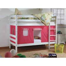 Idimex turm pony zu bett mit rutsche hochbett mika 90x200 cm kiefer/weiß. Vorhangset Fur Spielbett Kim Alex Mit Turm Rosa Weiss Relita Mytoys