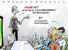 For cinema 4d, native team render is used) Cartoon Maarten Wolterink Open Monumentendagen Leidschdagblad