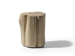 Bent wood legs are light and strong for a durable piece. Wooden Stool Coffee Table Brick S By Gervasoni Design Paola Navone