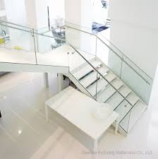 We have our own quarry and factory, we can supply you the high quality products with lowest price. China Saudi Arabia Luxury White Marble Stairs With Glass Railing Photos Pictures Made In China Com