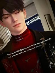 What kiss is she talking about?