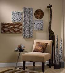 Wall sculptures in the style of superheroes. African Safari Wall Art Decoration Ideas Safari Home Decor African Living Rooms Safari Living Rooms