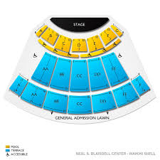 Neal S Blaisdell Center Waikiki Shell 2019 Seating Chart