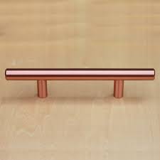 A wide variety of copper cabinet handles options are available to you. Satin Copper Cabinet Hardware Euro Style Bar Handle Pull 6 Hole Cen Hamilton Bowes