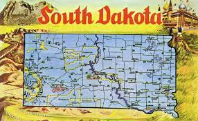 Many of the attractions in the area are located near rapid city, south dakota. Large Tourist Illustrated Map Of South Dakota State South Dakota State Usa Maps Of The Usa Maps Collection Of The United States Of America