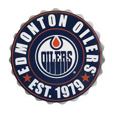 She lives in edmonton & has been an #oilers fan since the early 1980s! Forever Collectibles Edmonton Oilers Bottle Cap Wall Logo Walmart Canada