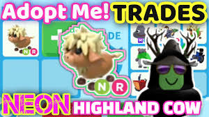 Roblox Adopt Me Trading Values - What Is Neon Longhorn Cow Worth