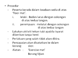 Check spelling or type a new query. Pentaksiran Dalam Pendidikan Jasmani Ujian Kecergasan Ujian Kecergasan