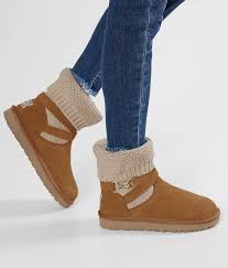 Get the best deals on cable knit ugg boots and save up to 70% off at poshmark now! Ugg Purl Strap Leather Boot Women S Shoes In Chestnut Buckle