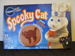 What kind of sugar is in pillsbury cookie dough? Pillsbury Halloween Cookies Spooky Cat 2014 Package Sugar Cookies Pillsbury Halloween Cookies Eating Raw Cookie Dough