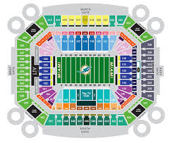 Hurricanes Interactive Seating Chart Miami Dolphins Stadium