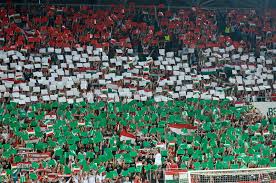 Hungary fans showing how it's done. Hungarian Football Fans Editorial Image Image Of Arena 59009305
