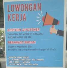 Indeed dapat menerima bayaran dari perusahaan tersebut, membantu agar indeed tetap gratis bagi para pencari kerja. Lowongan Kerja Asisten Apoteker Di Apotek Setia Sehat Medan Loker Medan Desember 2019
