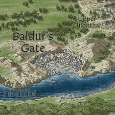 Hand Drawn Fantasy Map By John Stevenson Baldur S Gate Sword Coast Map From Arcanumworlds Rpg