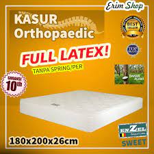 Kami cellindo putra busa menyediakan busa kasur lembaran dengan harga mulai dari 75rb per lembar. Kasur Busa Latex Tanpa Per String Orthopaedic 180x200x20cm Em16 Shopee Indonesia