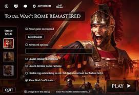 This means, it needs to be higher up in the load order than the base bannerlord modules. Total War Rome Remastered How To Unlock All Factions Tweak And Configure The Game