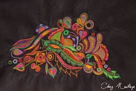Bouquet Glazig Fin Chez Nadege Broderie Points De Broderie Kits De Broderie