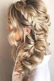 Wedding hair ideas to steal in 2021. 39 Braided Wedding Hair Ideas You Will Love Braided Wedding Hair Side Swept On Lond Blonde H Bridal Hair Side Swept Blonde Wedding Hair Side Swept Hairstyles