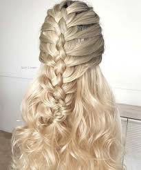 Another example of a half up and half down design for a casual event. 41 Pretty Half Up Half Down Braid Hairstyles To Diy Stayglam
