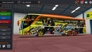 Pasword nya ada di video • link mediafire (no ribet) • link stiker sudah jadi satu. Bus Simulator Indonesia Livery Sangarrrr Youtube