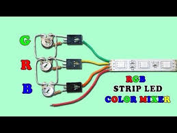 Powerful Rgb Led Strip Color Mixer Circuit Youtube Rgb Led Led Led Light Projects