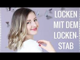 Locken Mit Dem Lockenstab Kurze Haare Locken Redgyloves Youtube Locken Machen Kurze Haare Locken Haare Locken