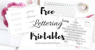 Download free lowercase modern calligraphy practice sheets if you find the lowercase sheets useful to your learning i have prepared a premium uppercase modern calligraphy workbook with 3 times the styles per letter for 78 unique letters. Free Bullet Journal Printables Hand Lettering Worksheet Hand Lettering Printables Lettering