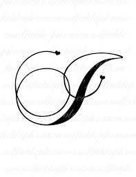 Letter J Hearts 280 Digital Download Alphabet Initial Name Etsy J Tattoo Letter J Letter J Tattoo