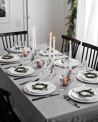Bed Bath Beyond On Instagram This Modern Christmas Tablescape By Homeyohmy Is The P Holiday Table Decorations Christmas Dinner Table Christmas Party Table
