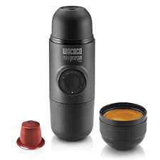 Removable drip tray for easy cleaning. Buy Wacaco Minipresso Ns Portable Espresso Machine Compatible Nespresso Original Capsules And Compatibles Hand Coffee Maker Travel Gadgets Manually Operated Perfect For Camping Online In Indonesia B01m4j94wy