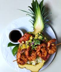 Pineapple Boats Recipe Pineapple Boats Food Seafood Recipes