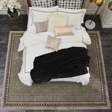 Anchor your bedroom with an area rug (image source) use an area rug to anchor your bedroom, this gives the space a sense of balance and order. How To Arrange Furniture Around An Area Rug Mohawk Home
