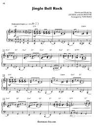 Jingle Bell Rock Sheet Music Christmas Carol Sheet Music Christmas Piano Sheet Music Piano Sheet Music Free