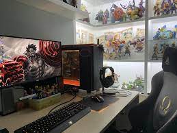 No Prizes For Guessing My Favorite Anime Game Room Design Home Depot Adirondack Chairs Battlestation