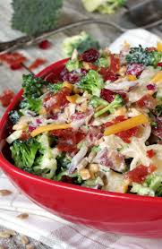 Christmas pasta, christmas pasta sauce, whole grain pasta with pancetta, olives, kale and cherry tomatoes, etc. Broccoli Cranberry Pasta Salad Yummyaddiction Com Salad Broccoli Cranberry Pasta Dressing Recipe Salad Recipes Recipes Pasta Salad Recipes