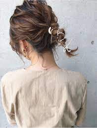 ゆるふわ可愛い 今っぽボブヘアのミックス巻きを大解剖 hair モード ヘアアレンジ ウェディング ヘアスタイル ヘアタイ